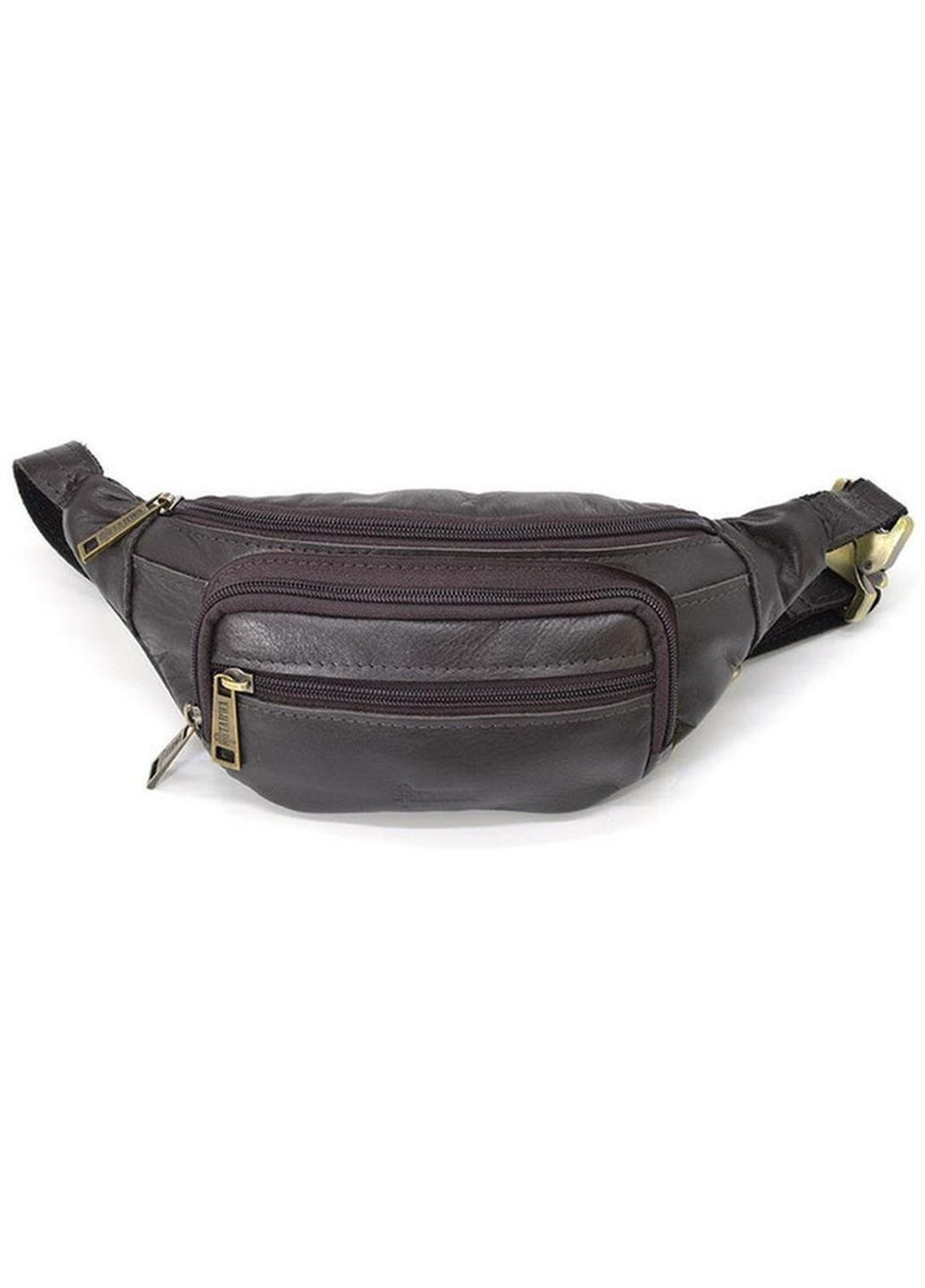 Спортивна сумка чоловіча на пояс через плече з натуральної шкіри Коричневий 35304 TARWA (352165915)