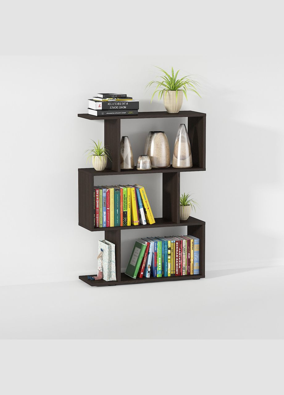 Стеллаж на 3 полки для книг, этажерка G0074 VAYS (372655921)