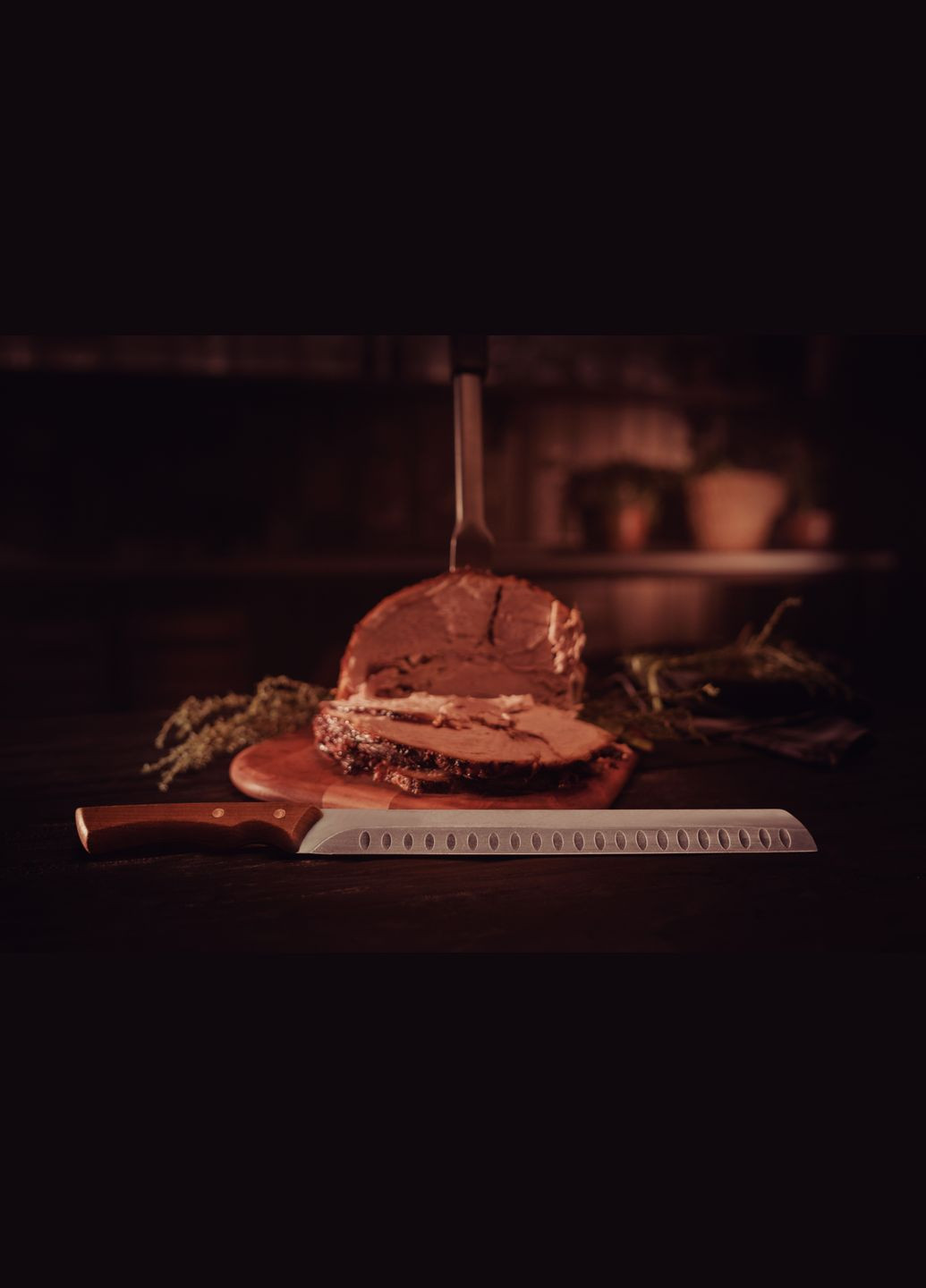 Ніж слайсер Churrasco Black, 305 мм (6740825) Tramontina (314778767)