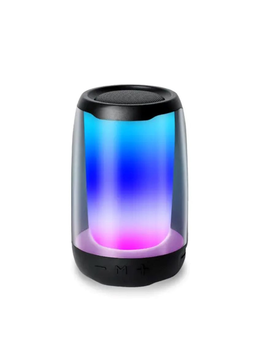 Портативна міні колонка з підсвічуванням Чорний 8893AB Pulse (371480666)