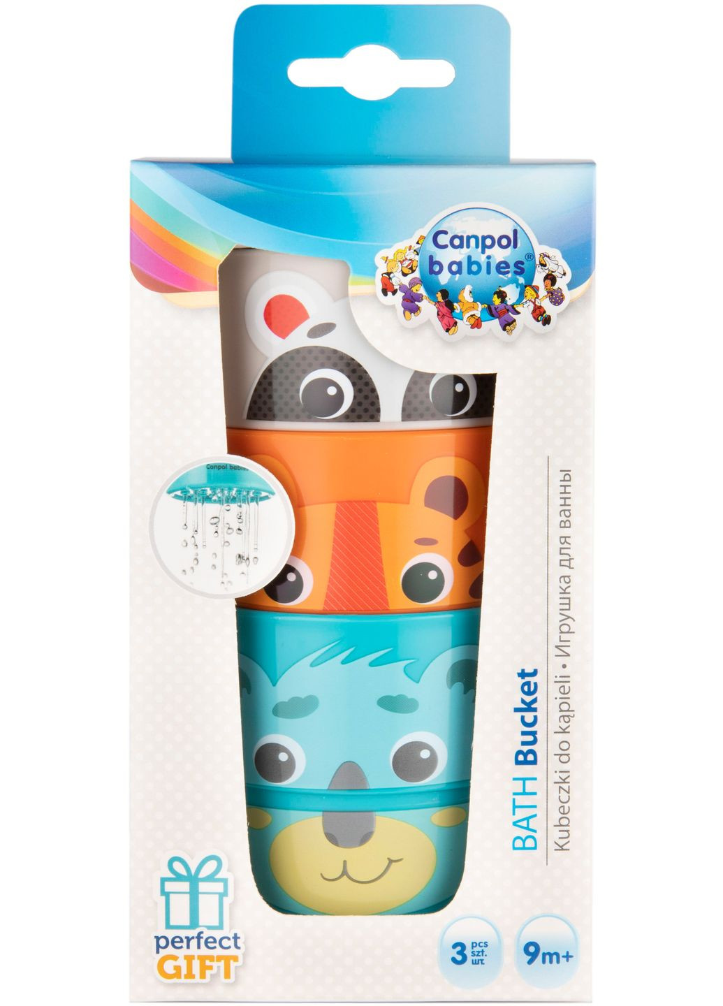 Іграшка-кружечки для купання Hello Little, 3 шт. Canpol Babies 56/000 (328394350)