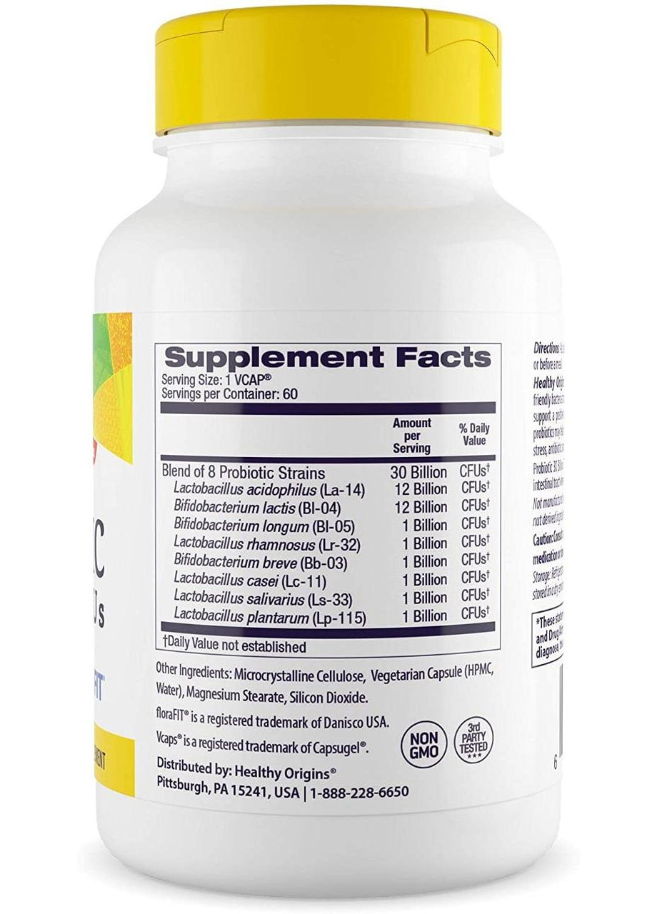 Пробіотики Probiotic 30 млрд КОЕ 60 капсул Healthy Origins (357340222)
