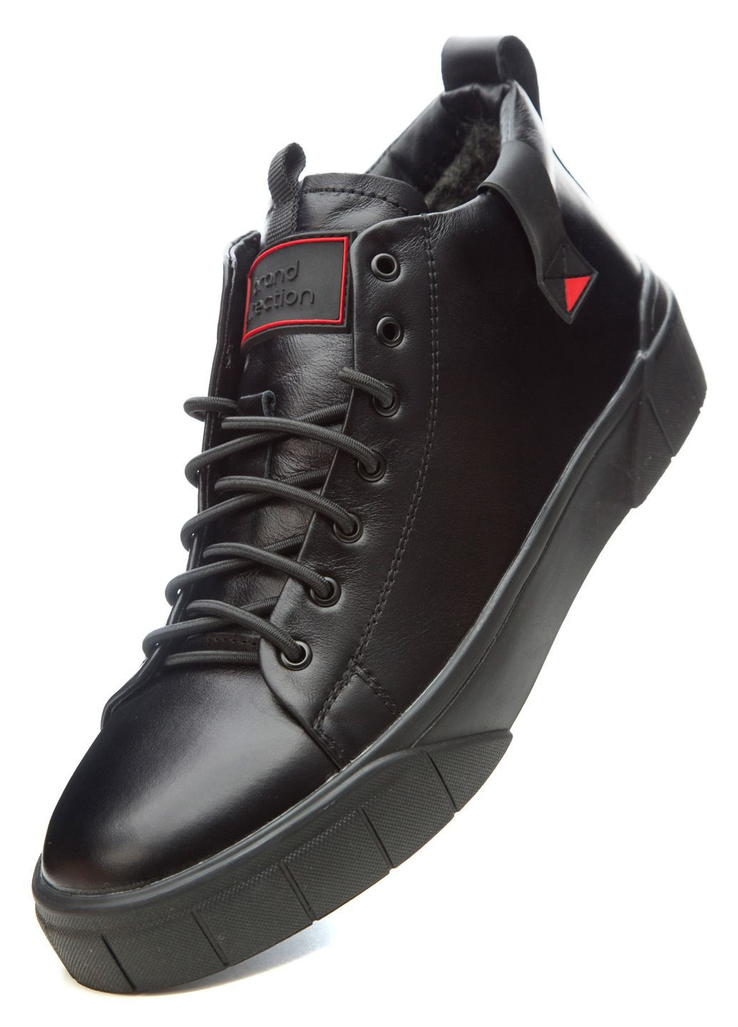 Черные зимние ботинки мужские Springer