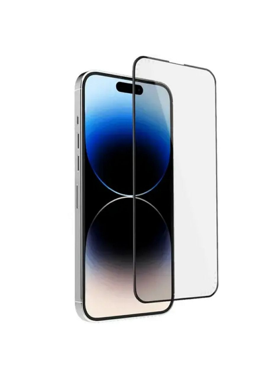 Загартоване скло на iPhone 14 Pro Max / Повне покриття / Чорна рамка X-level (329882026)