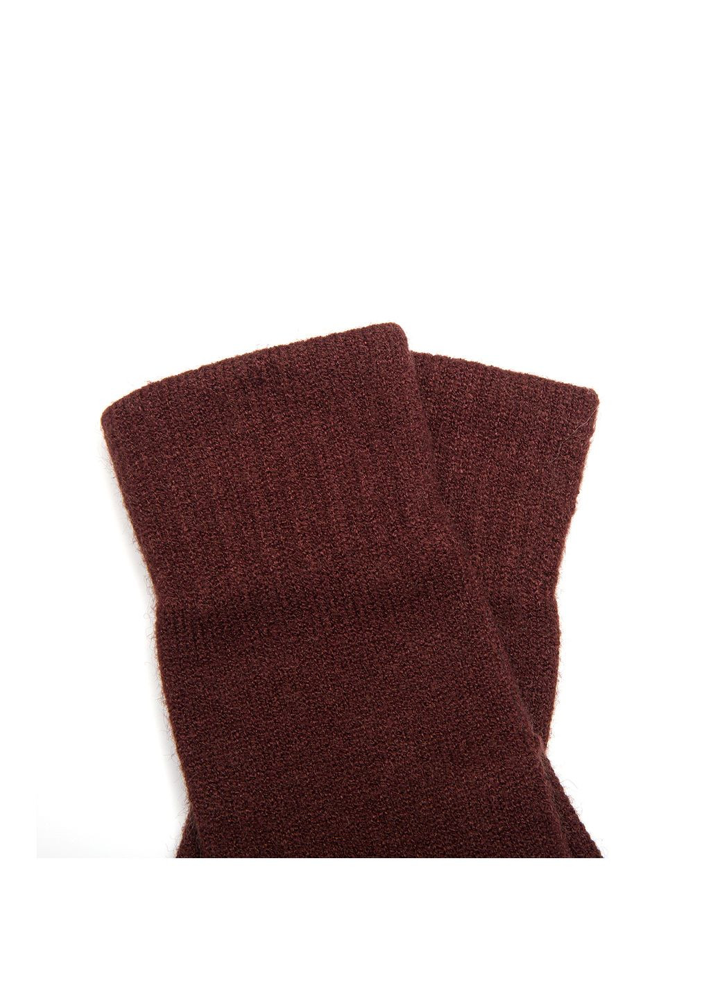 Перчатки женские шерсть с акрилом коричневые LuckyLOOK 021-815 (290278058)