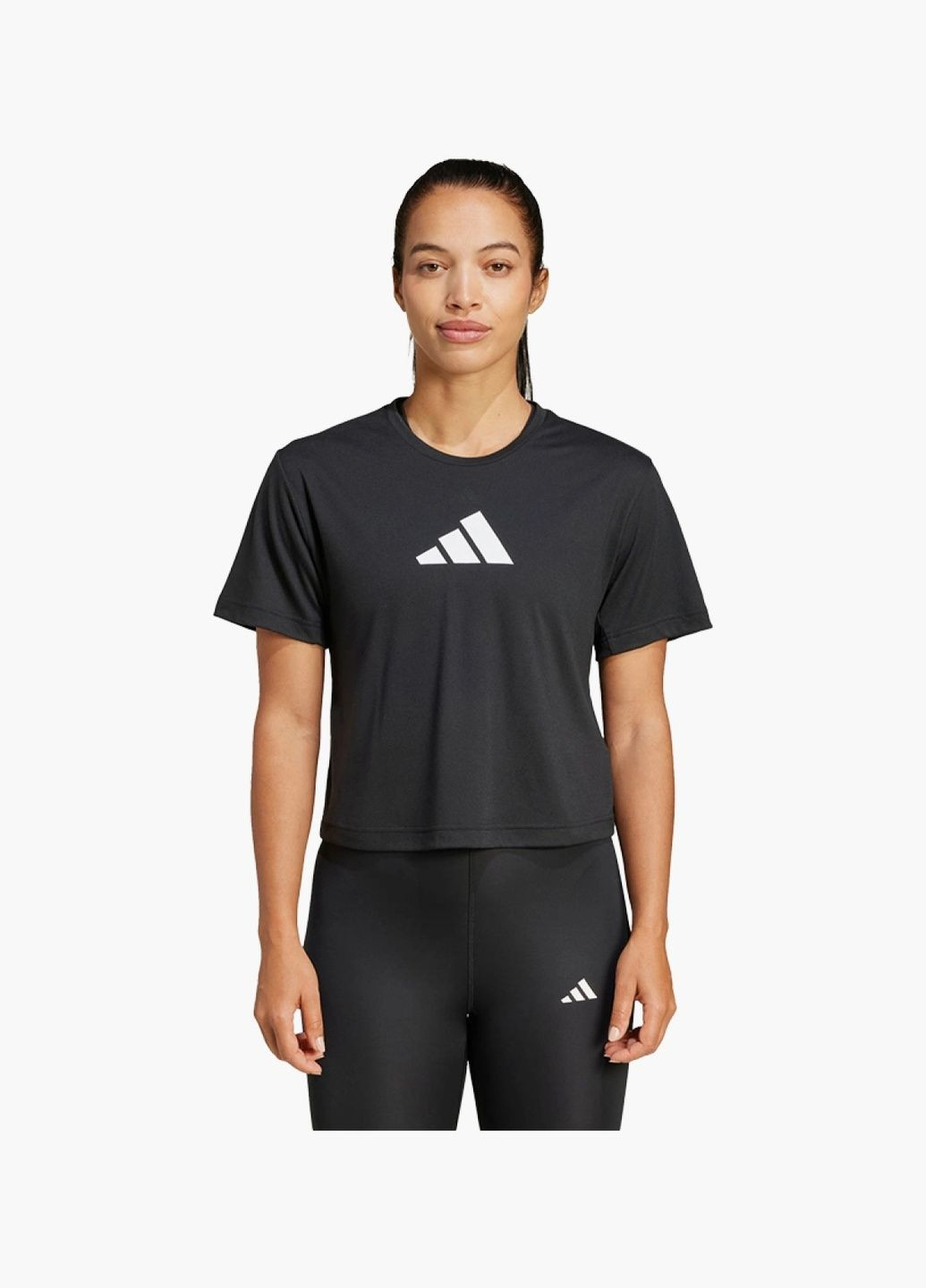 Футболка жіноча Train Essentials Big Logo Performance Training T-Shirt Black JG8614 adidas - (332610495)