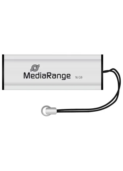 USB флеш накопитель (MR915) Mediarange 16GB Black/Silver USB 3.0 (370914742)