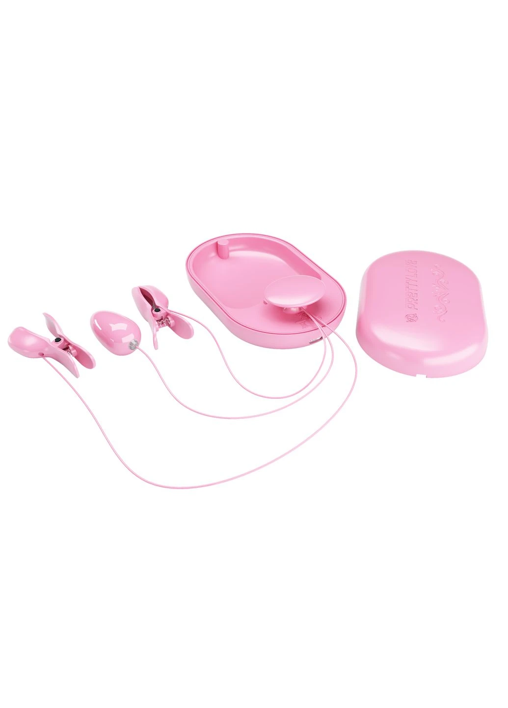 Электростимулятор для груди с вибрацией розового цвета PRETTY LOVE Surprise Box LyBaile (382840782)