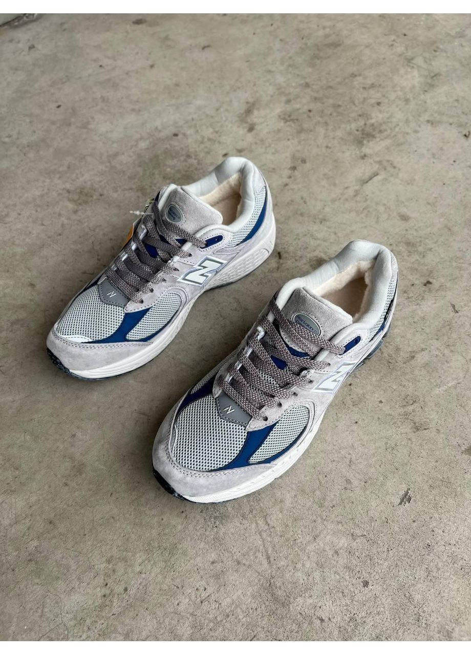 Сірі Зимовий кросівки чоловічі new balance 2002 gore-tex light grey fur нью беланс 2002 No Brand