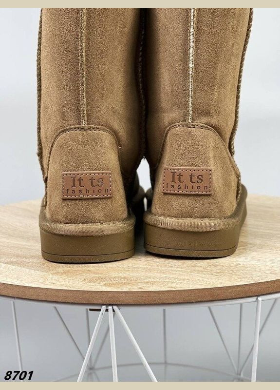 Угги натуральная замша хаки, зимние угги, зимние сапоги, сапожки ITTS (302388759)