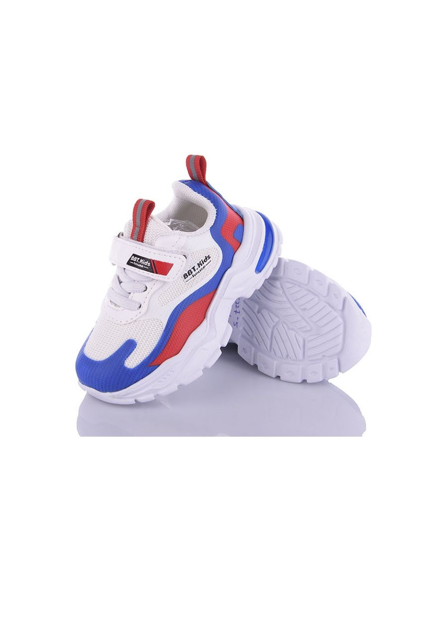 Білі Осінні стильні кросівки для хлопчика на худеньку ніжку BBT