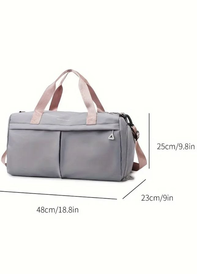 Спортивная сумка для зала с отделением для обуви, сумка для путешествий с креплением на чемодан, дорожная сумка No Brand (338379072)