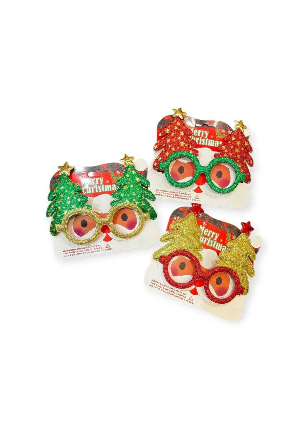 Новорічні окуляри Олень MA26-589 Різнокольоровий shop (2000999369490) No Brand (369608982)