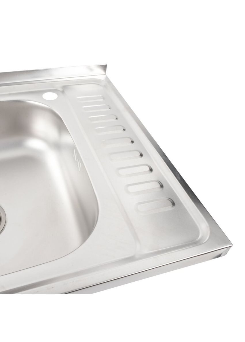 Кухонна мийка з нержавіючої сталі САТИН 6050 L (0,7/160 мм) Valeso (336937420)