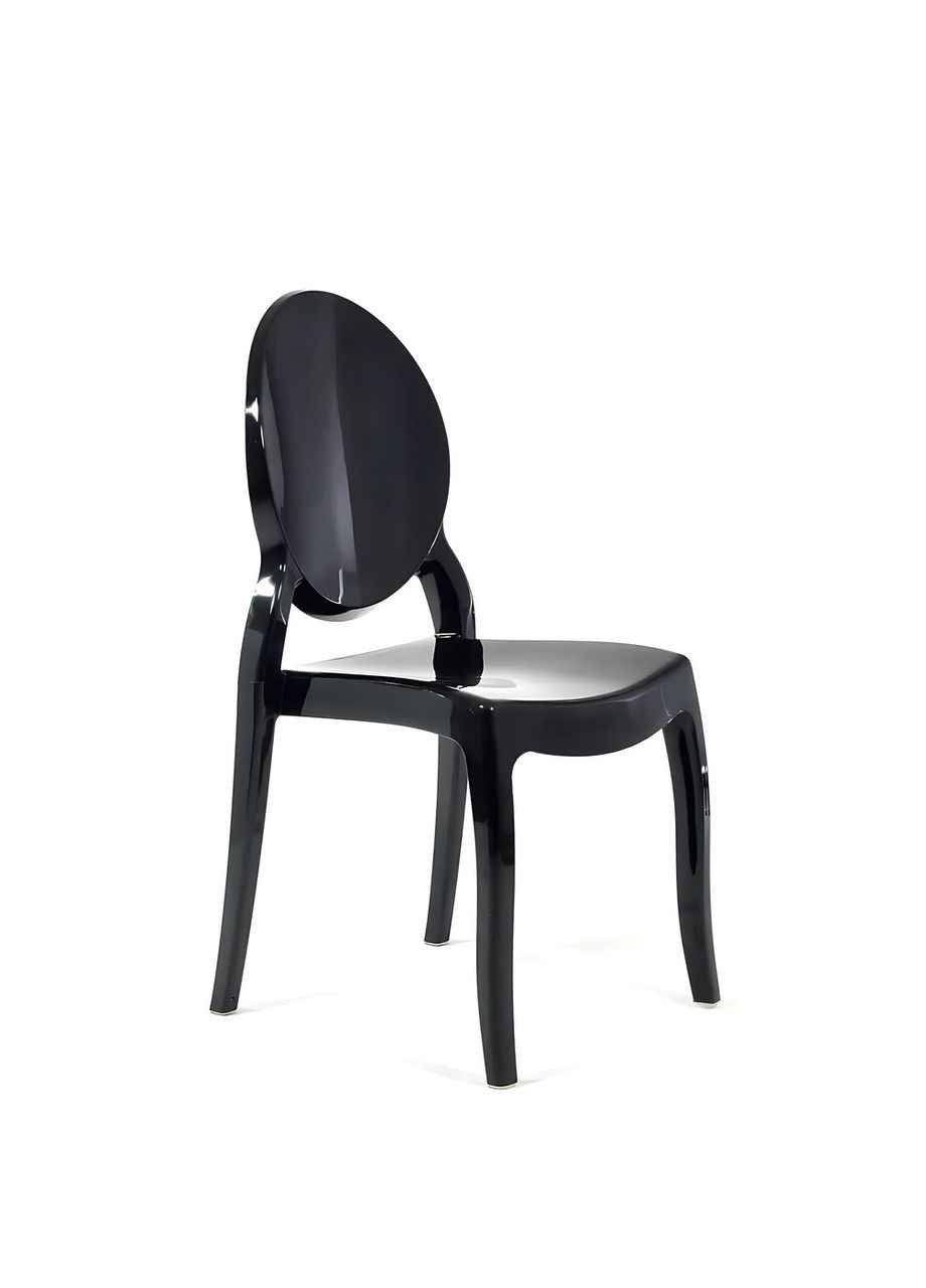 Стул Victoria Ghost Elizabets chairs черный полимерный для дома кафе REMY-DECOR (293152713)