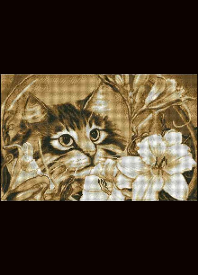 Набір для вишивання хрестиком. Розмір: 35*23 см Квіткар Лоскуток (315358786)