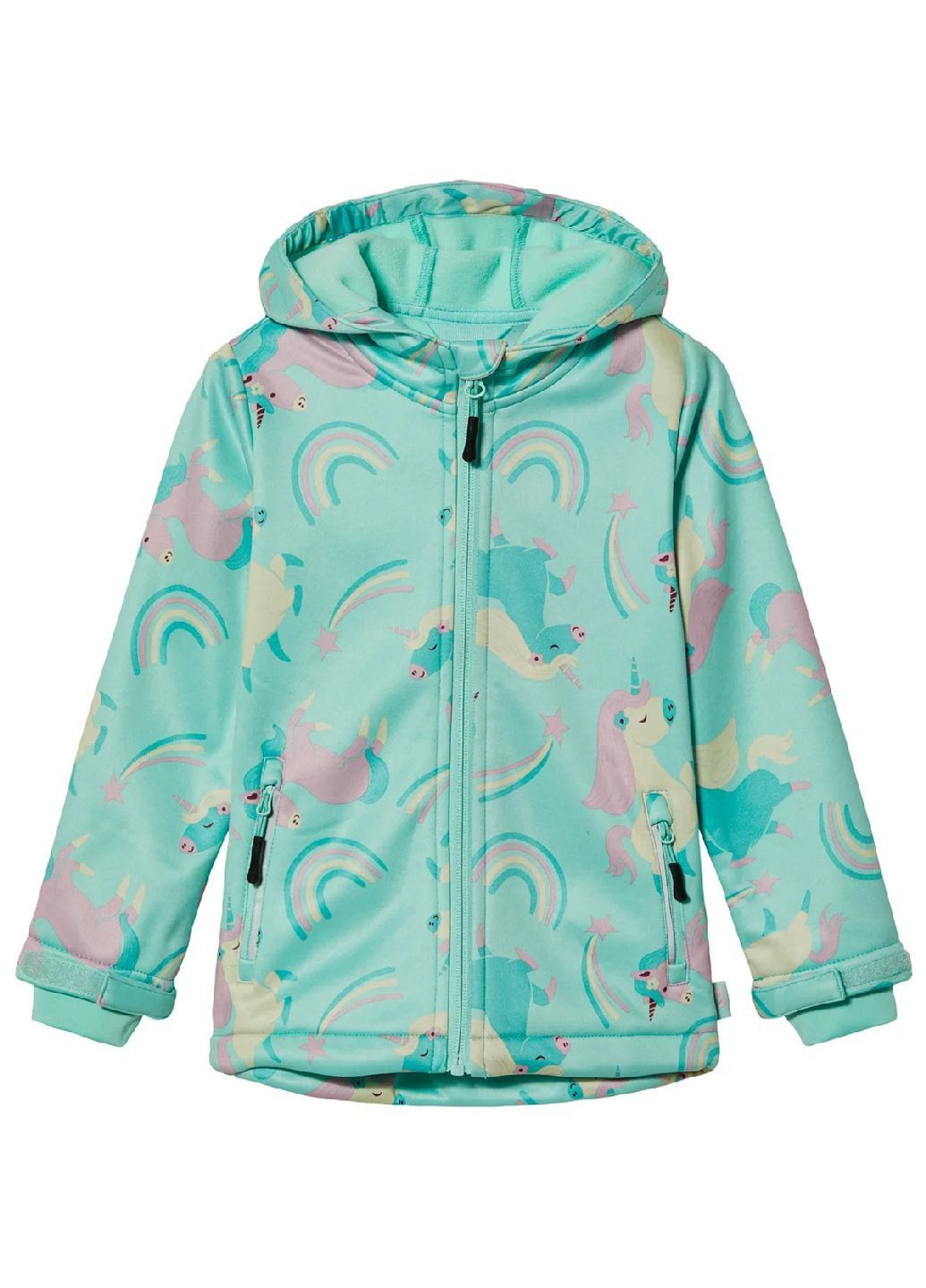 Бірюзова демісезонна демісезонна куртка (софтшелл) Lupilu