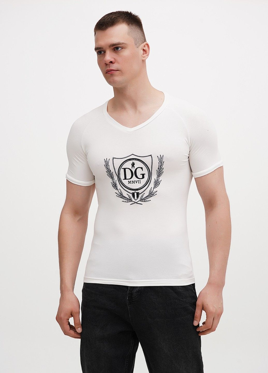 Біла футболка ZeeRucci