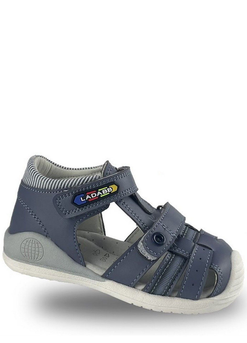Синие кэжуал кожаные сандалии mn20404-7 Jong Golf