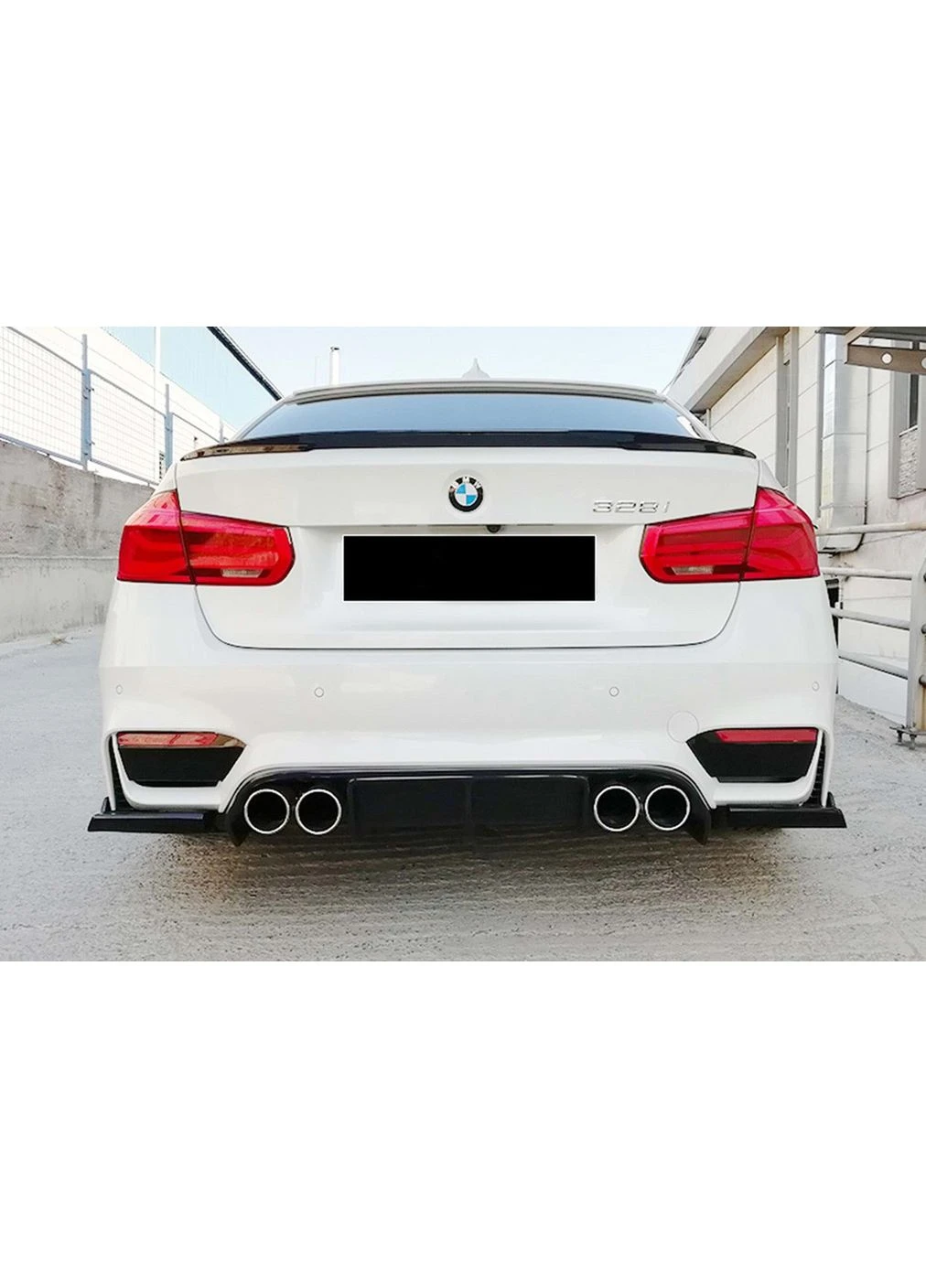 Задний диффузор DPT V-1 (для M3, Глянец) для 3 серия F30/F31 2012-2019 гг BMW (389786357)