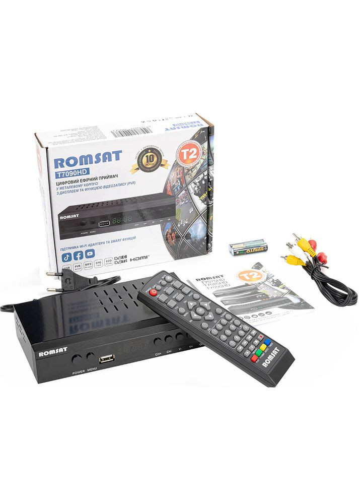Цифровий тюнер T7090HD Romsat (351363794)