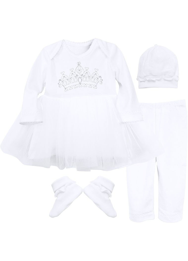 Набор для крещения девочки с короной Диадема девочке Ladan (301026278)