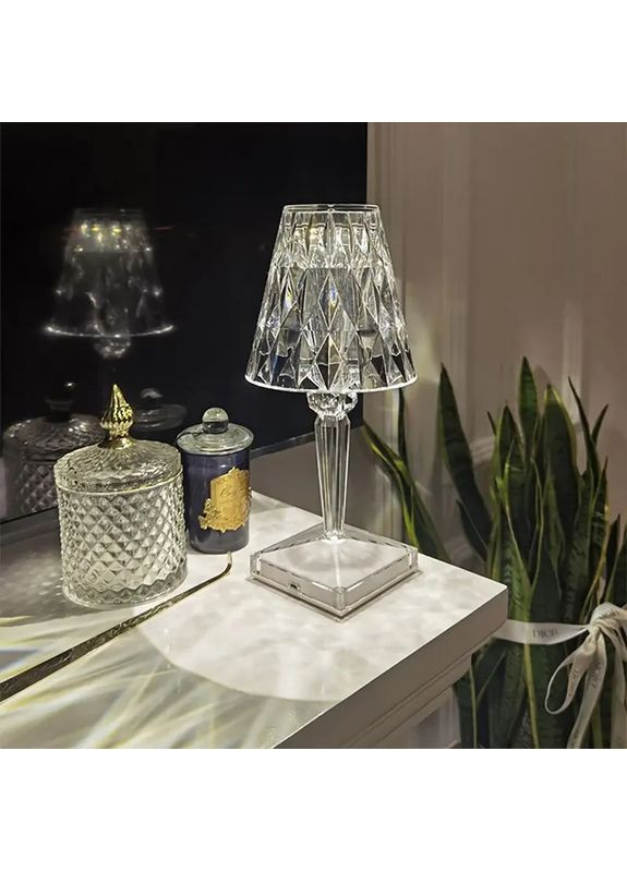 Настільна лампа Diamond Design Сучасний світлодіодний LED Light Touch USB Domotec (363832350)