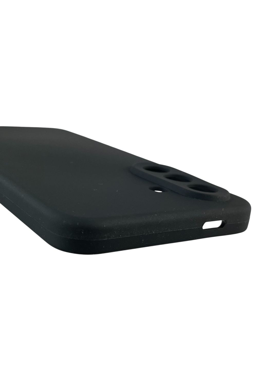 Чохол для Galaxy A56 (SM-A566B) силіконовий з мікрофіброю нековзний на самсунг а56 чорний Samsung (366386028)