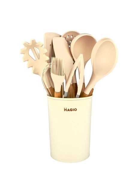 Набор кухонных предметов на подставке MG-1142, Силиконовые аксессуары NH-165 для кухни Magio (349511939)