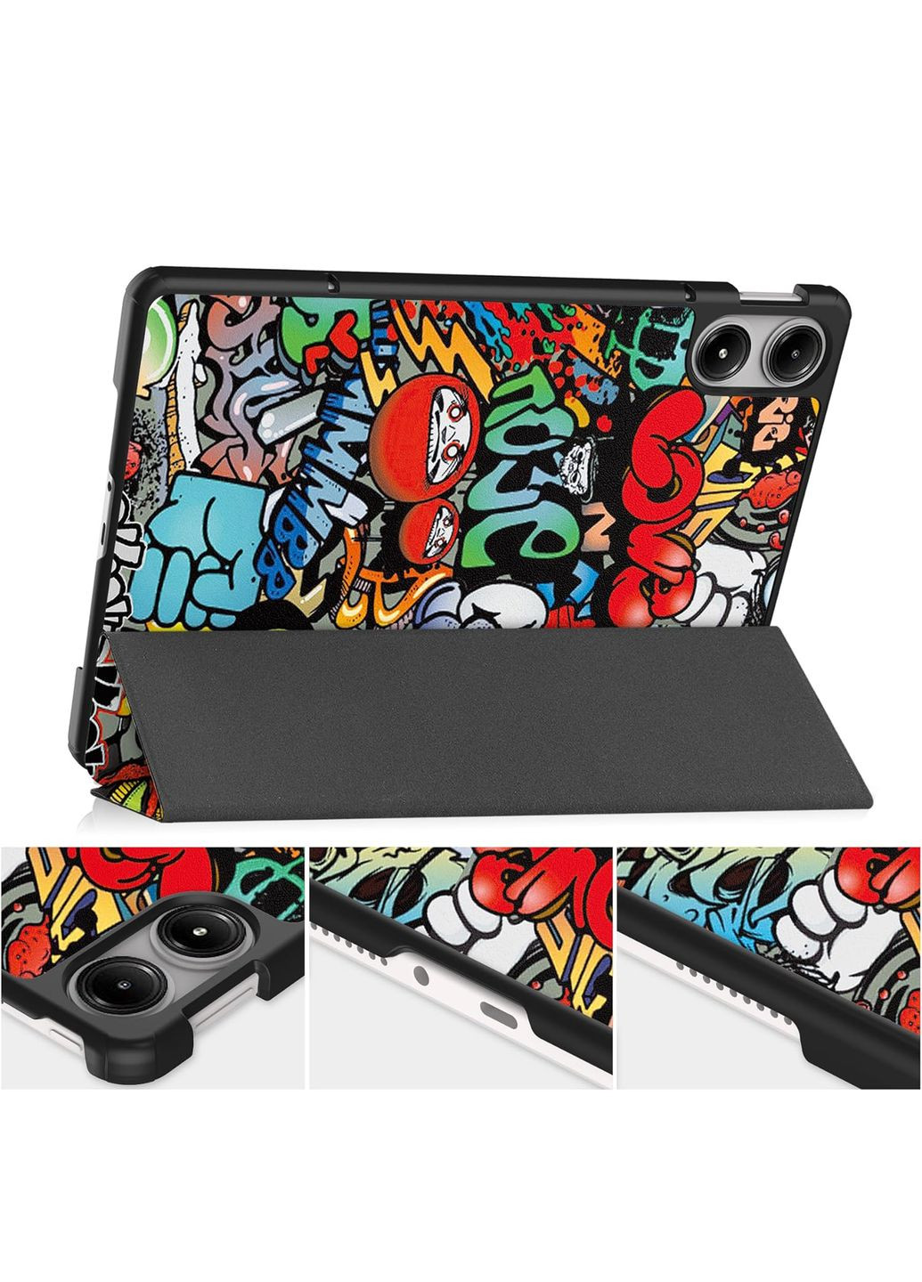 Чехол-книга Smart Case для Xiaomi Poco Pad 12.1" Graffiti (711569) BeCover (351559772)