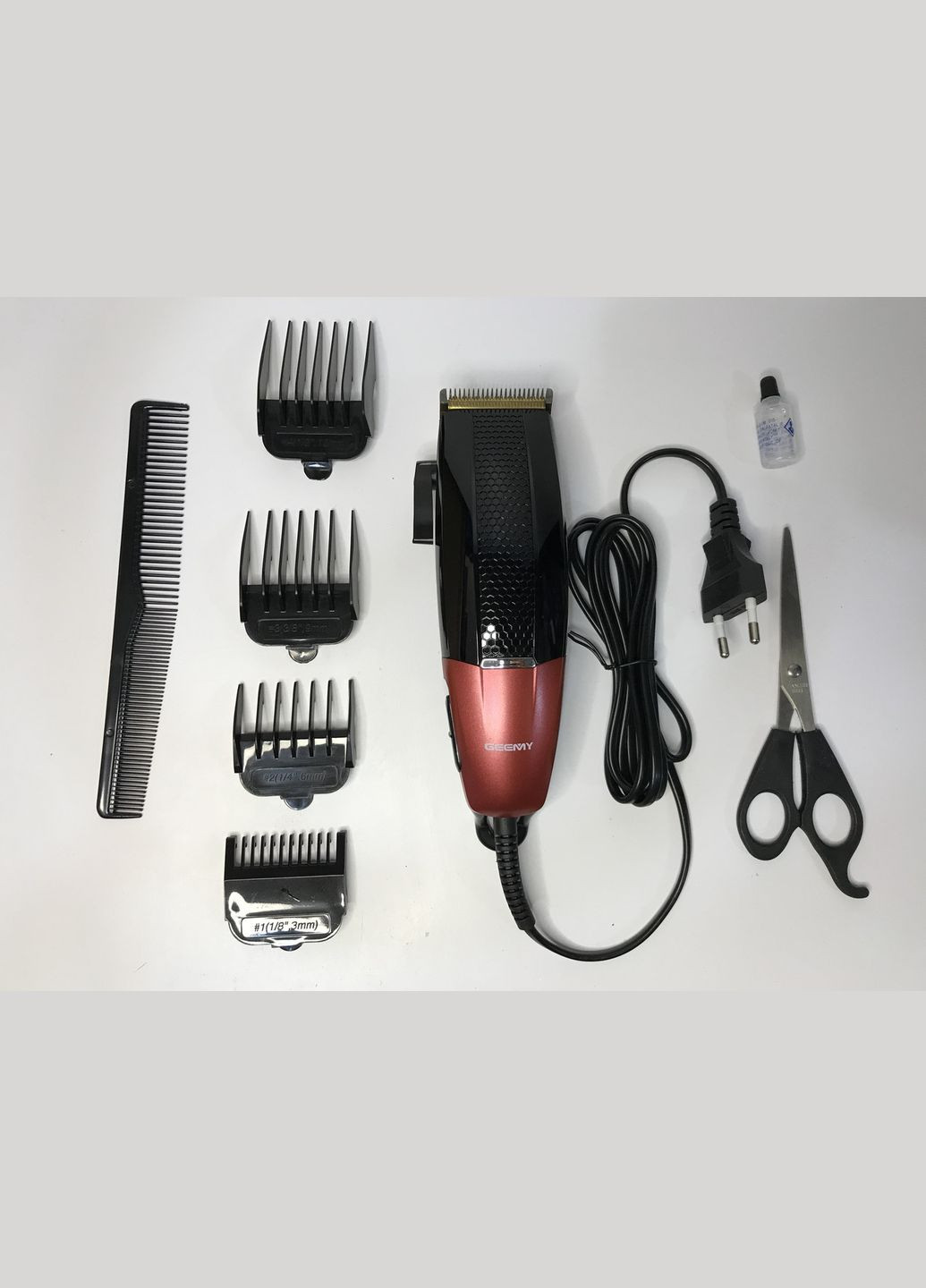 Профессиональная машинка для стрижки GM-807 с титановым покрытием лезвий 9 Вт Gemei (297331245)