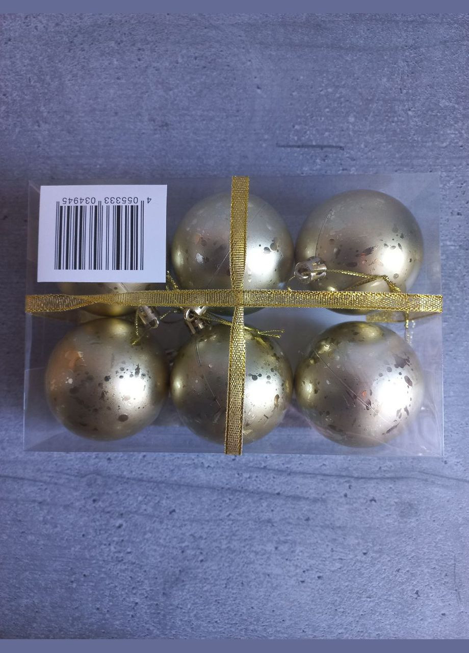 Елочные шары набор 6 шт Livarno Ялинкові кулі (311314324)