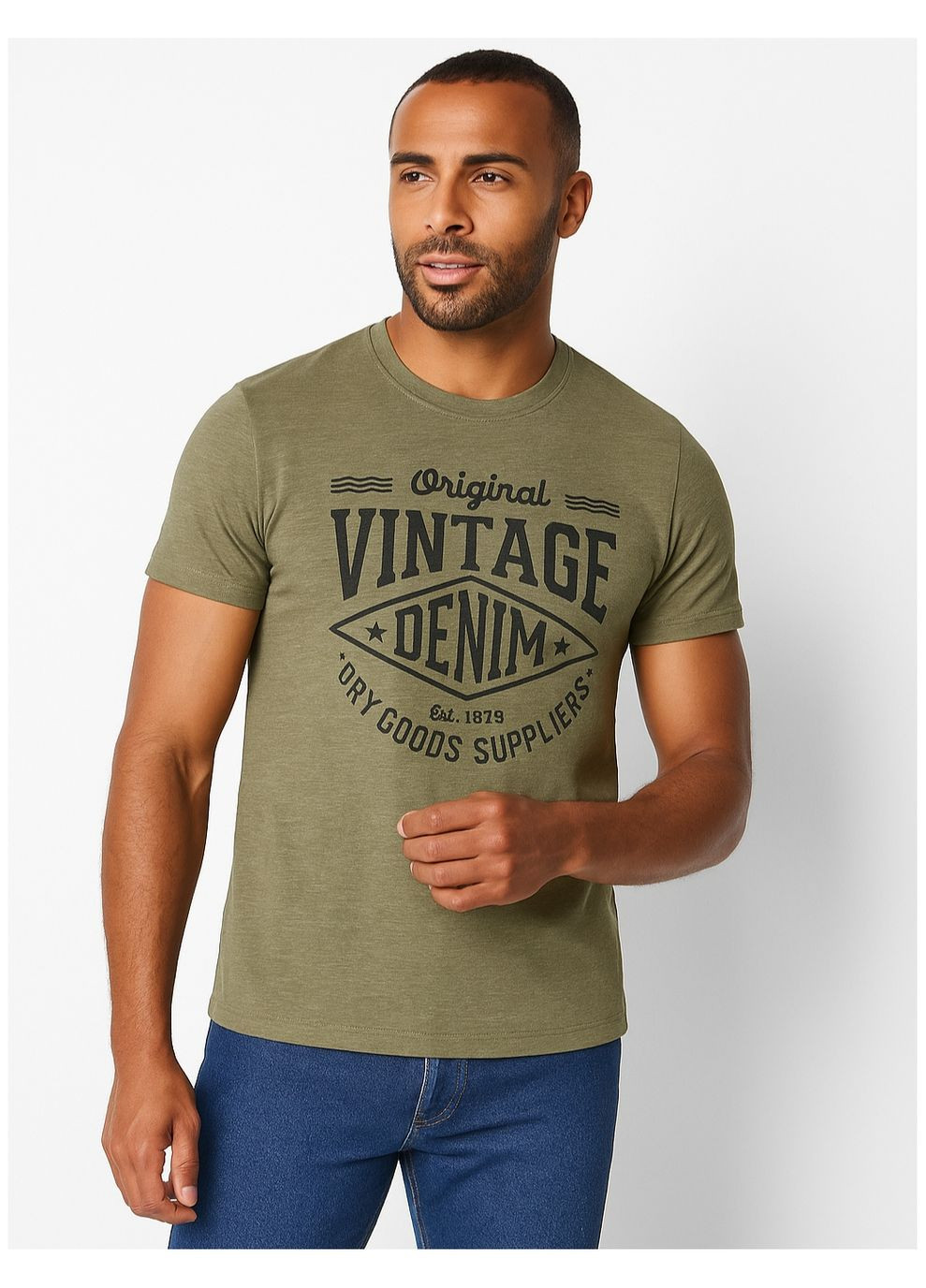 Зеленая мужская футболка Livergy