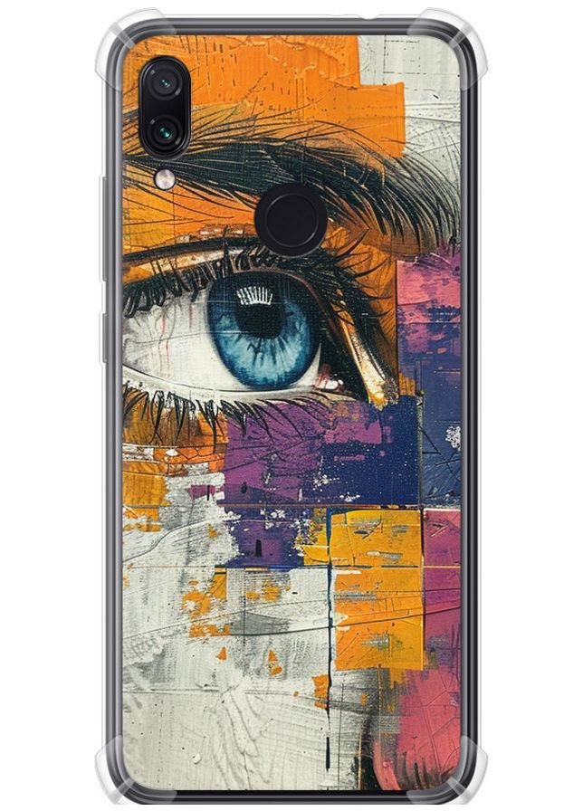 Силикон с усиленными углами чехол 'Цветная фреска' для Endorphone Xiaomi Redmi Note 7 (285118670)