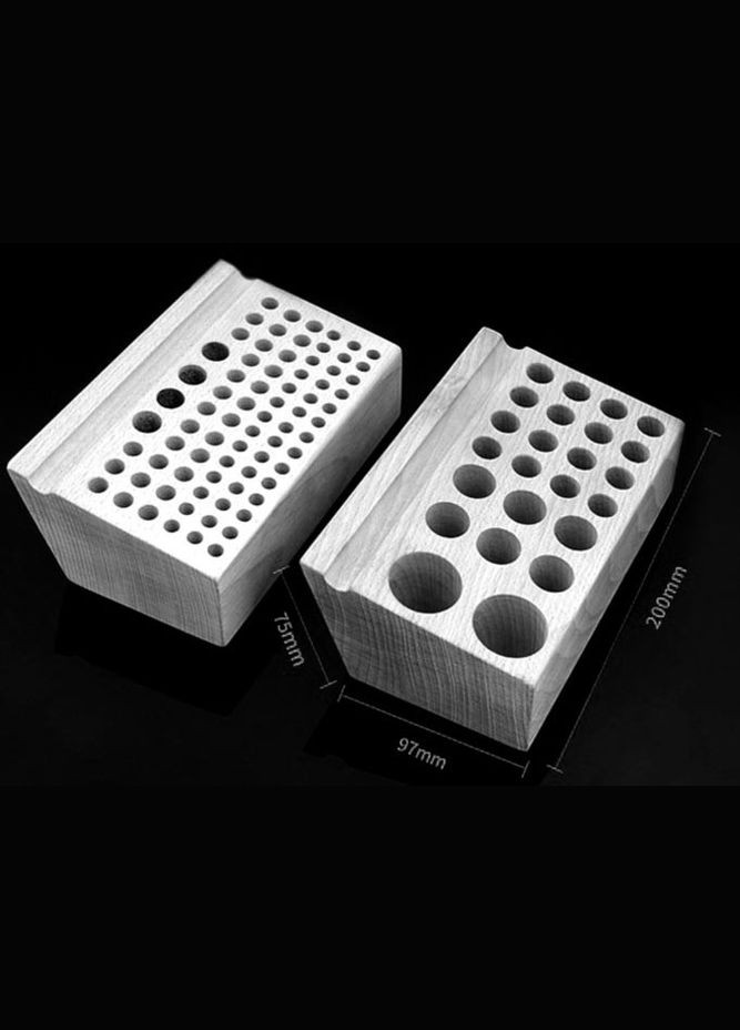 Органайзер для свёрл из дерева Микронис 2 бланже (СВР-202901) No Brand (328912226)