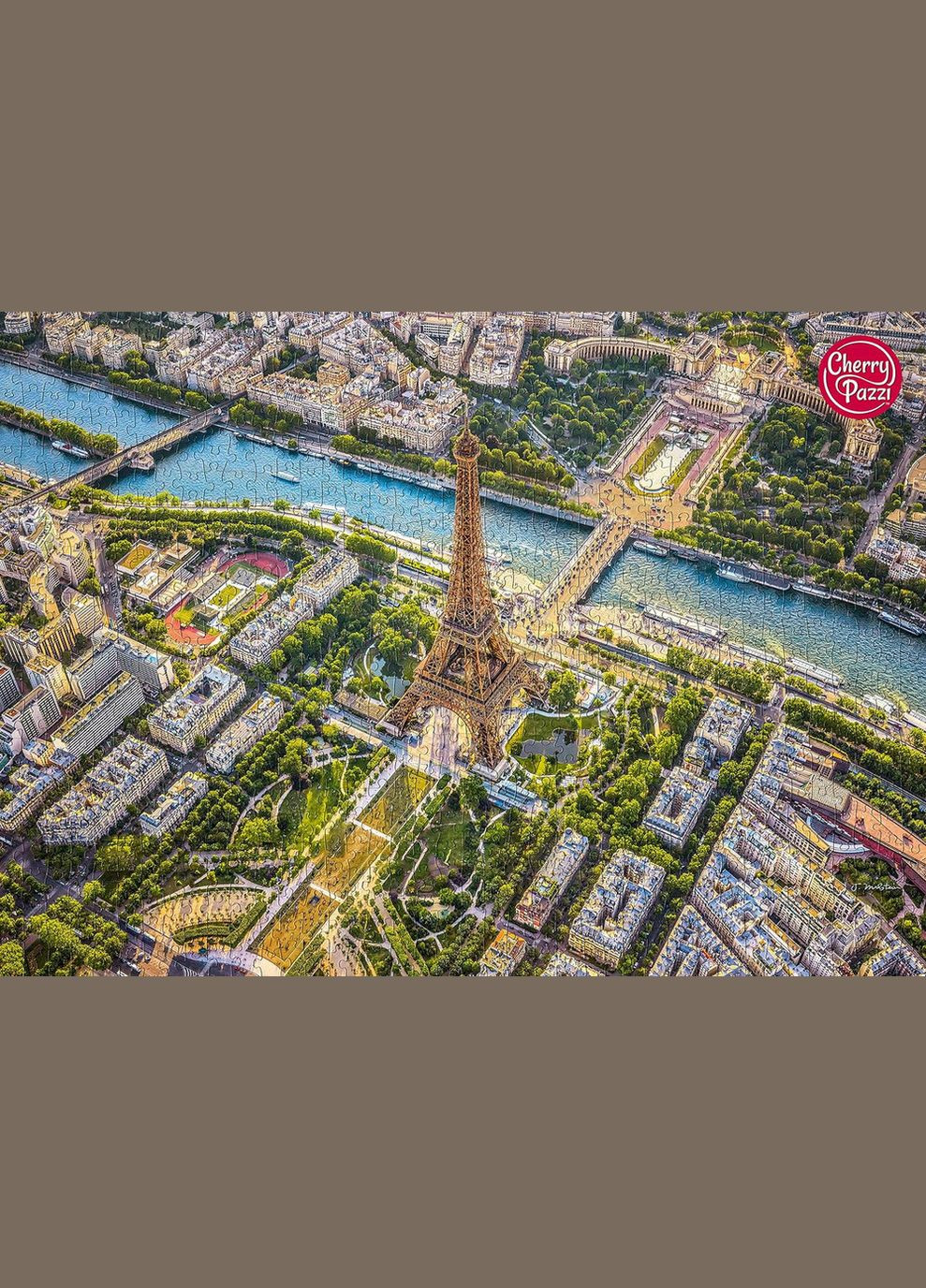 Пазл Вид на Эйфелевую башню в Париже 1000 элементов CherryPazzi Cherry Pazzi (319152138)