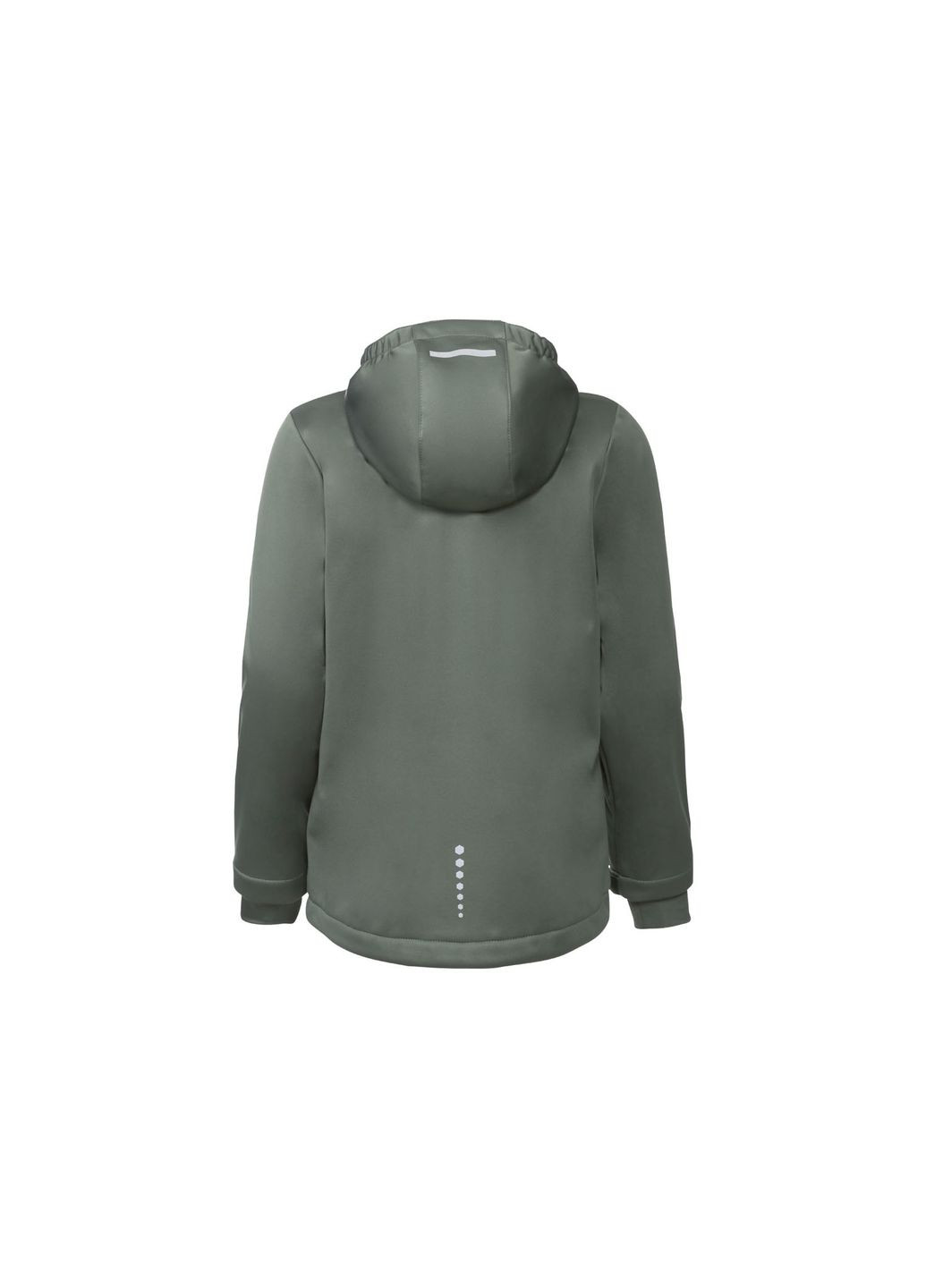 Оливкова (хакі) демісезонна куртка softshell водовідштовхувальна та вітрозахисна для дівчинки 358145 хакі Crivit