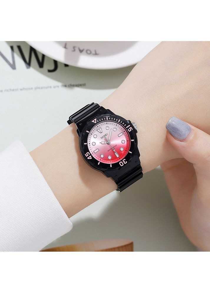 Годинник 2012BKPK Black-Pink для дівчаток кварцовий спортивний наручний з водонепроникністю 50 м ProDobro (367266639)