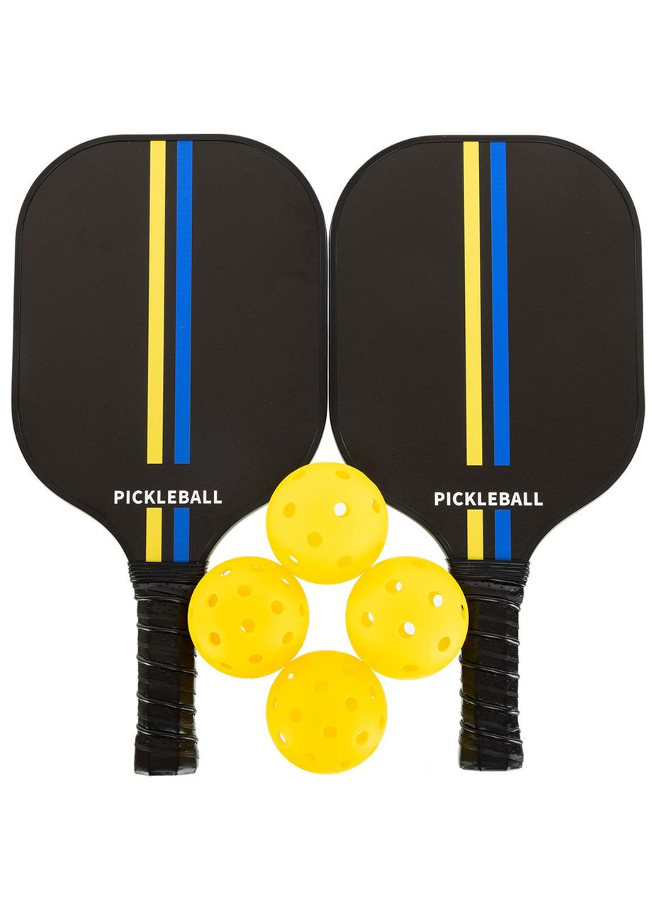 Набор для пикболбола 2 ракетки, 4 мяча, полотенце с чехлом PICKLEBALL MT-8730 (древесина, пластик) SP-Sport (361435548)