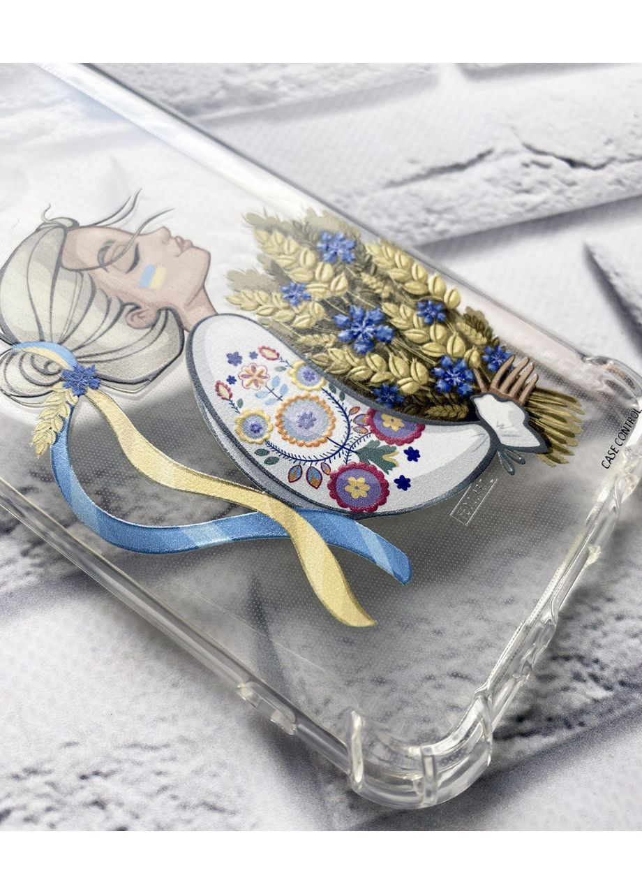 Чохол з потовщеними кутами на Samsung Galaxy S8:: Українка з колосками (патріотичний принт 173) Creative (360669937)