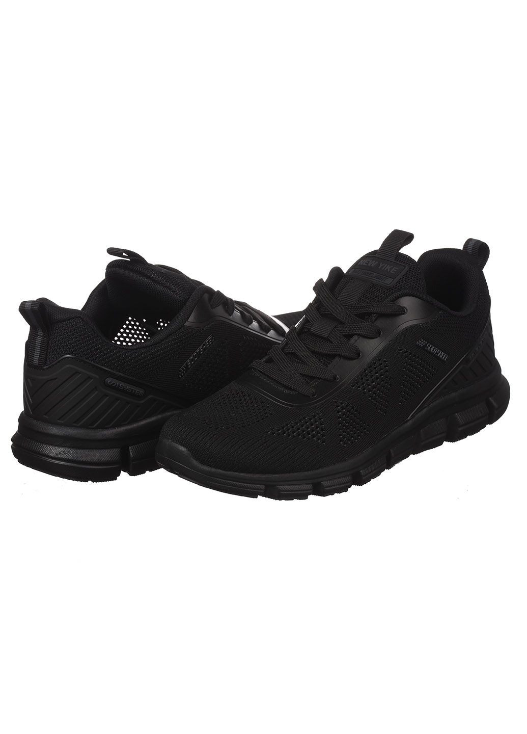 Черные демисезонные мужские кроссовки a170-1 Yike