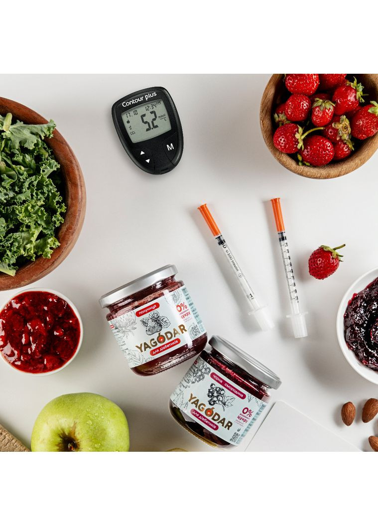 8 Джемов для диабетиков из чёрной смородины без сахара на пектине YAGODAR (309003997)