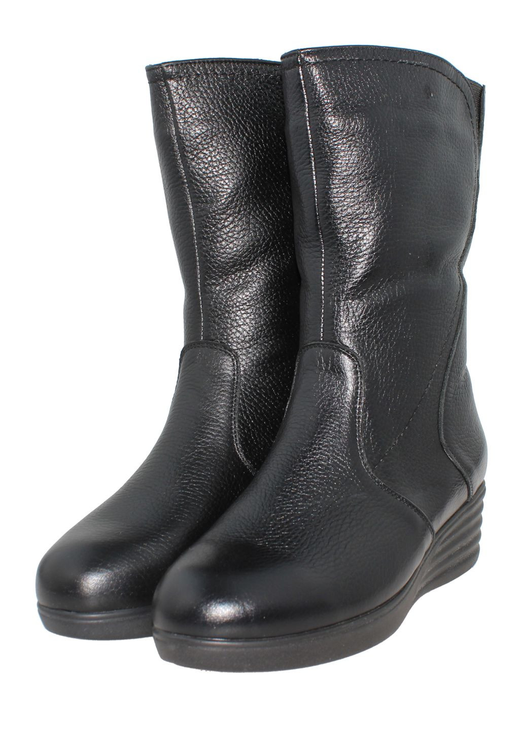 Черные зимние полусапоги rrп-5 черный ROSS