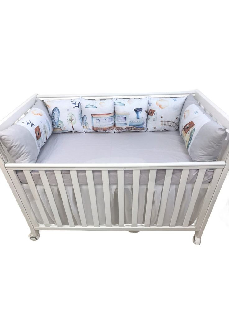 Бортики в кроватку "Паровозик" Moontime (366891592)