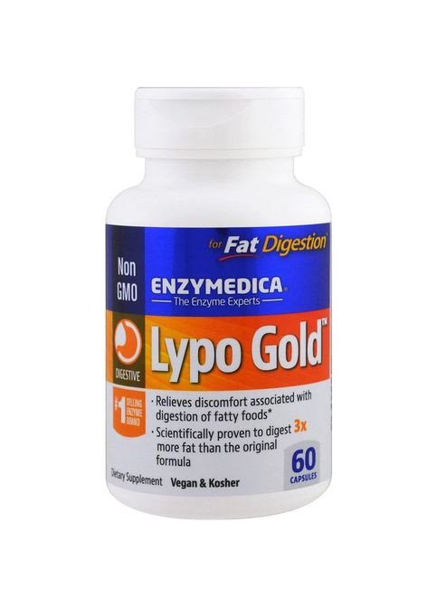 Натуральна добавка Lypo Gold, 60 капсул Enzymedica (324419043)