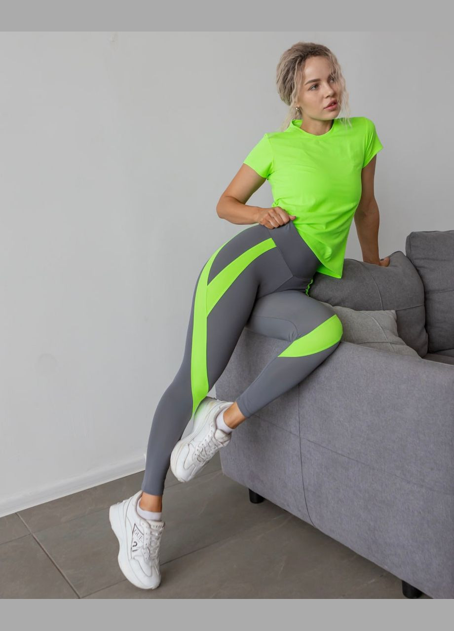 Костюм для спорту Футболка + Лосини No Brand (299330903)