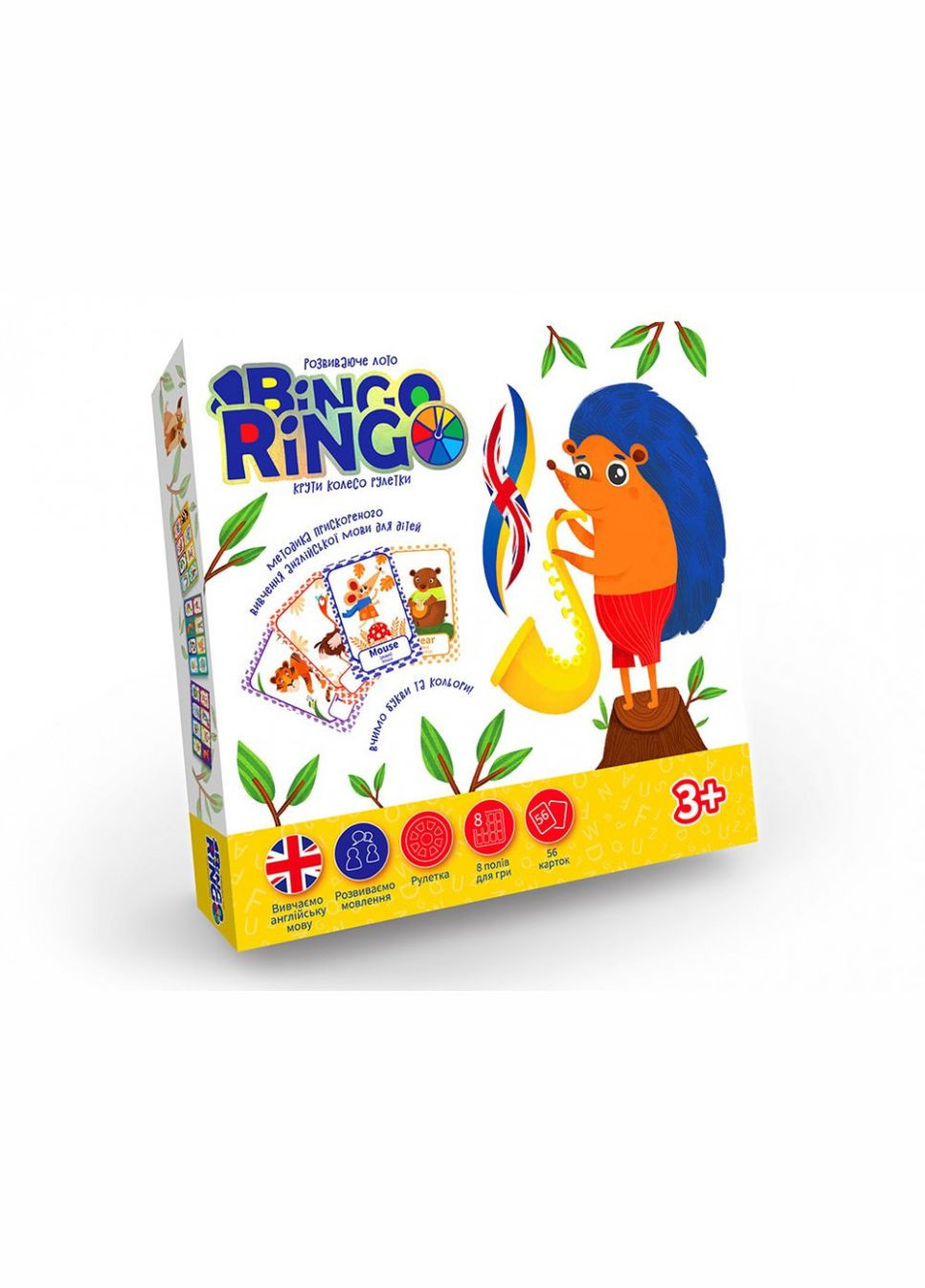 Детская настольная игра "Bingo Ringo" GBR-01-01EU на укр/англ. языках No Brand (315756802)