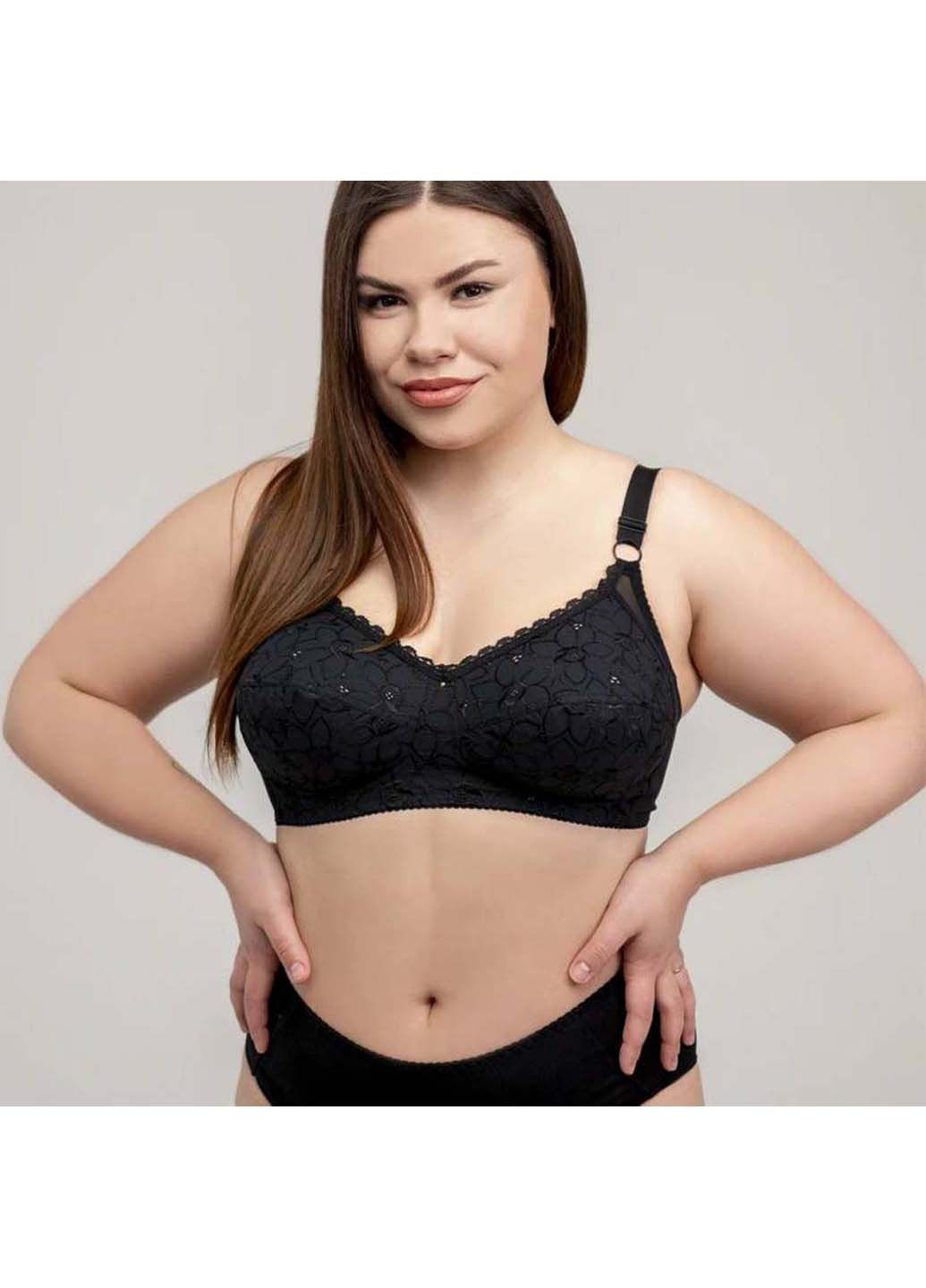 Чёрный бюстгальтер Elita без косточек