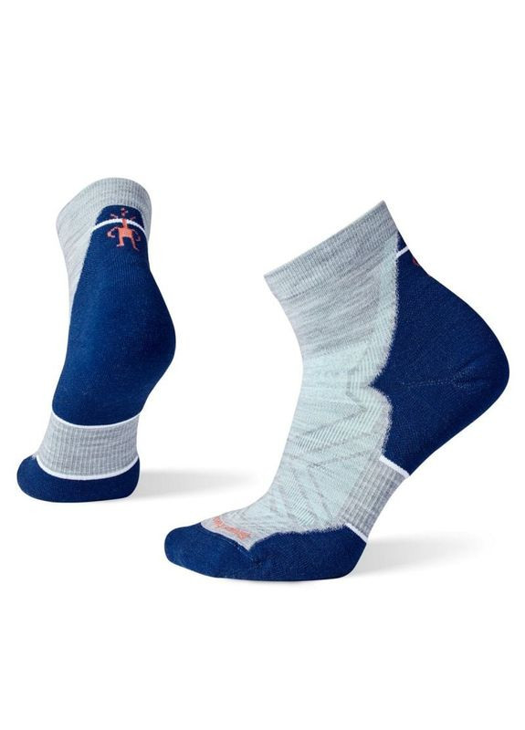 Шкарпетки жіночі Women's Run Targeted Cushion Low Ankle Сірий-Синій Smartwool (360647147)