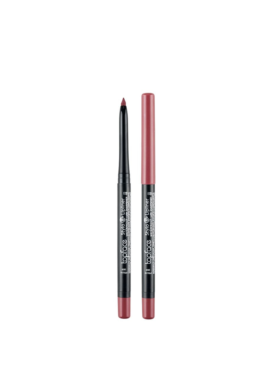 Карандаш для губ водостойкий Stylo Lipliner матовый № 019 Алый (PT618) TopFace (360714491)
